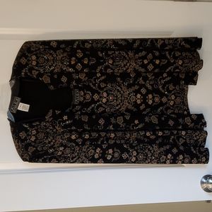 Evening jacket with matching tank top.